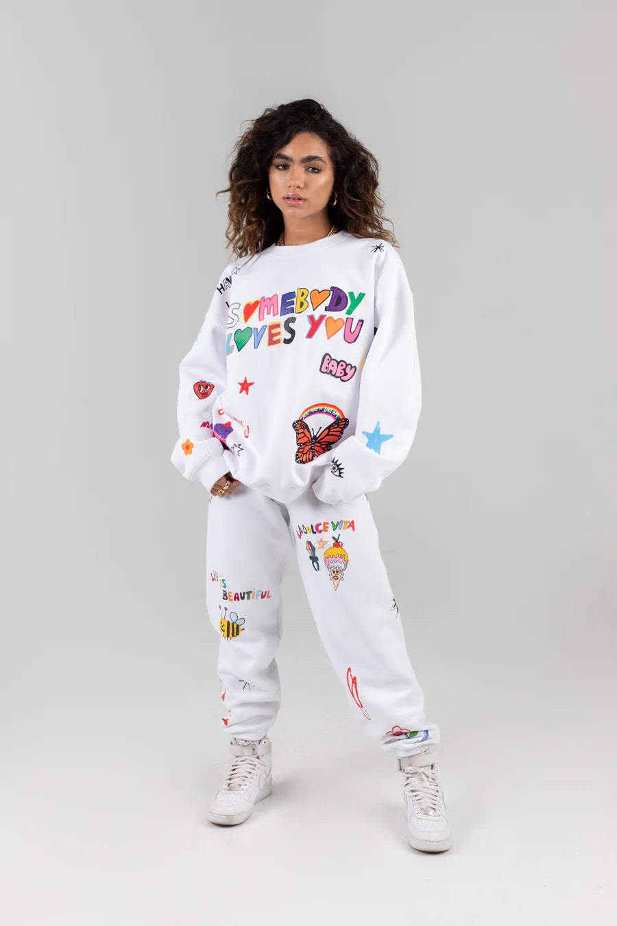 x @iscreamcolour Somebody Loves You Sweatpants