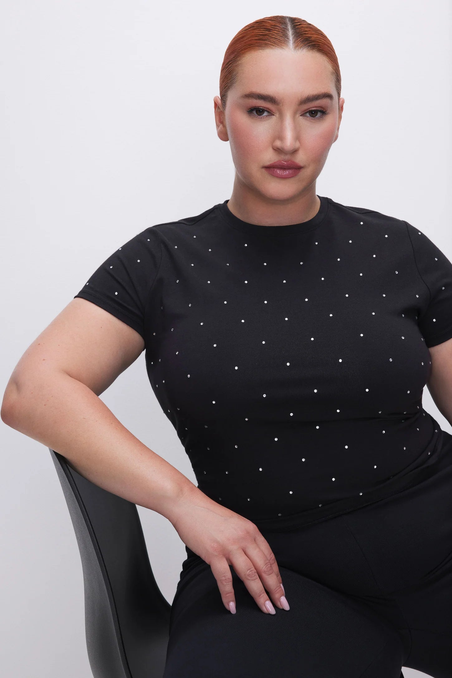 Crystal Fitted Tee