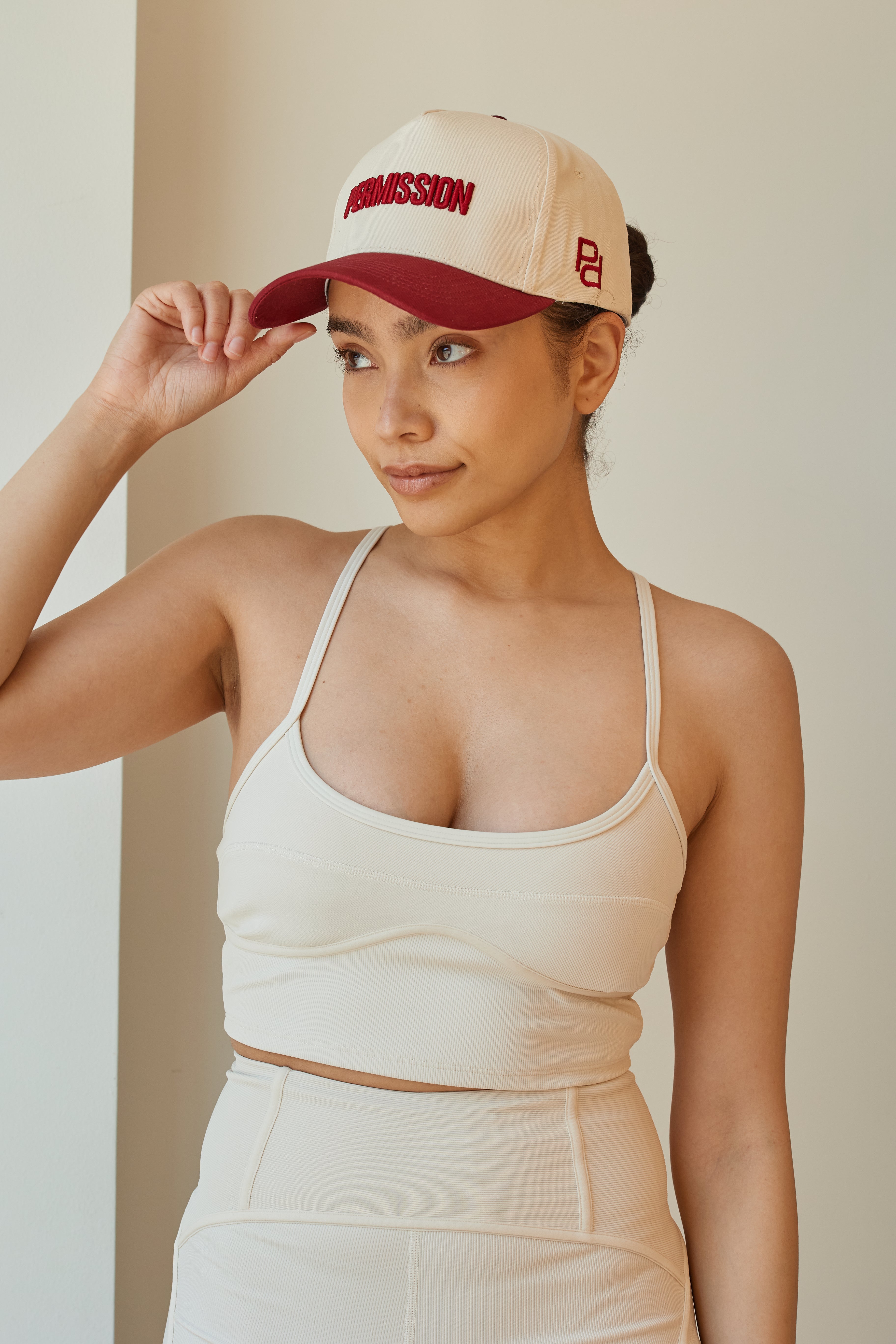 Red Contrast Hat