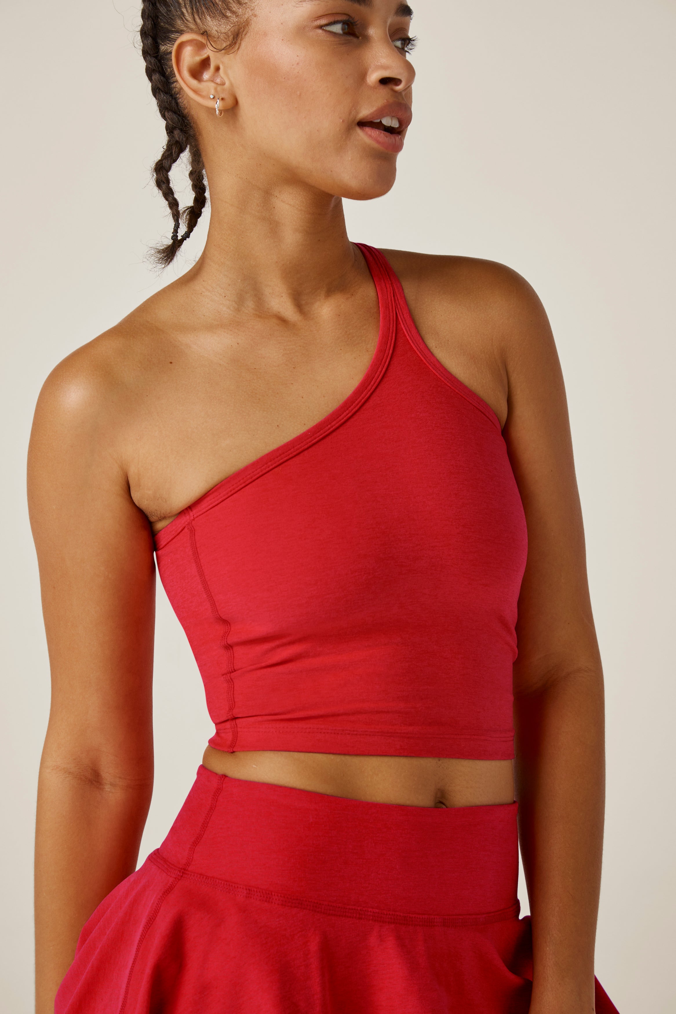 Spacedye One Up Cropped Tank