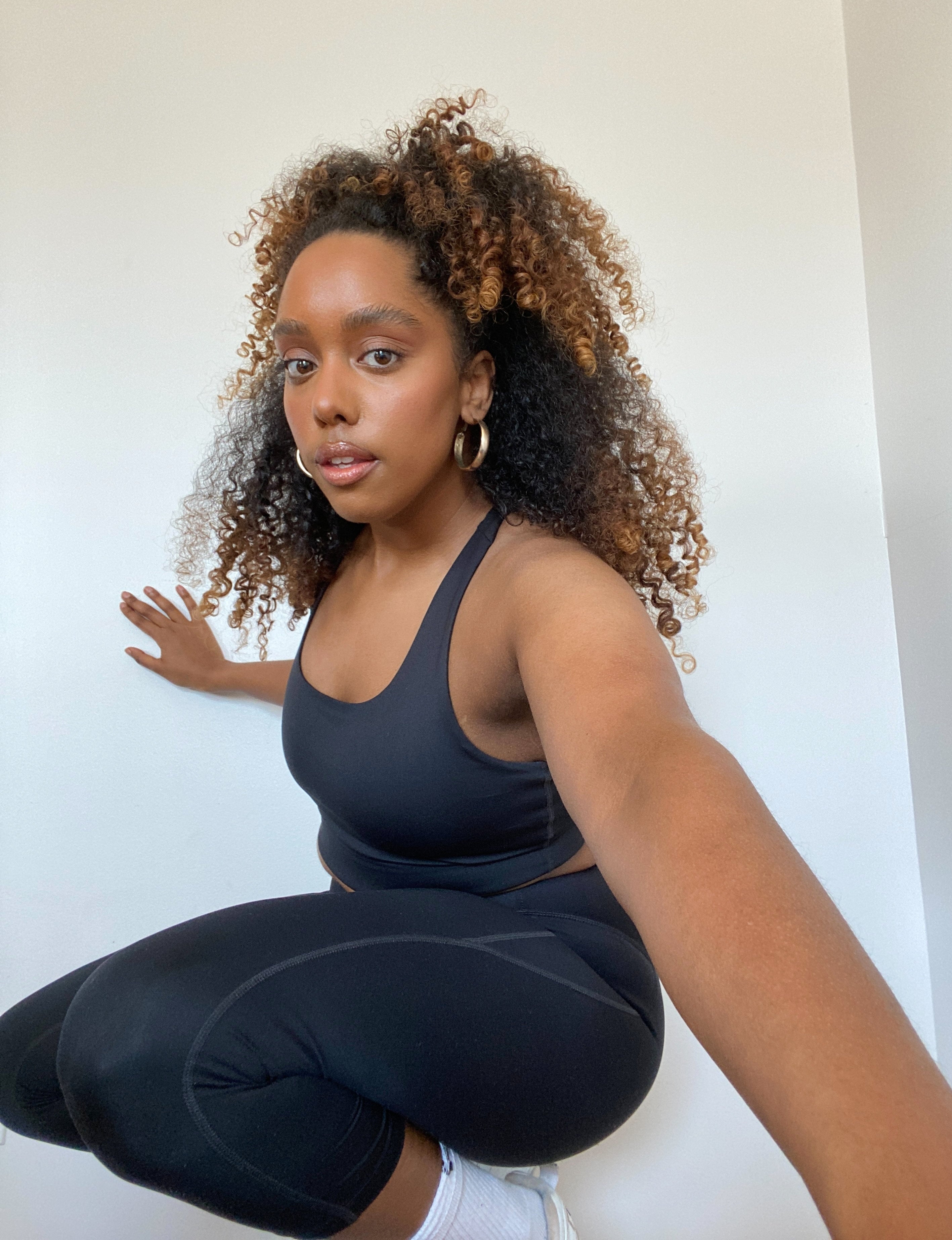 High-Rise Compressive Capri Legging