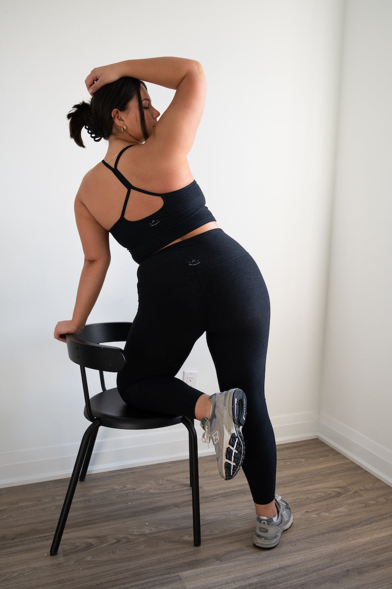 Spacedye Slim Racerback Cropped Tank