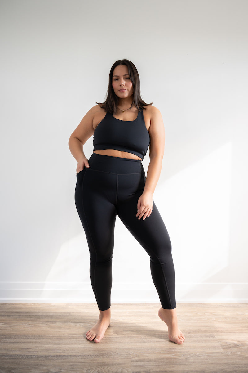 High Rise Compressive Pocket Legging