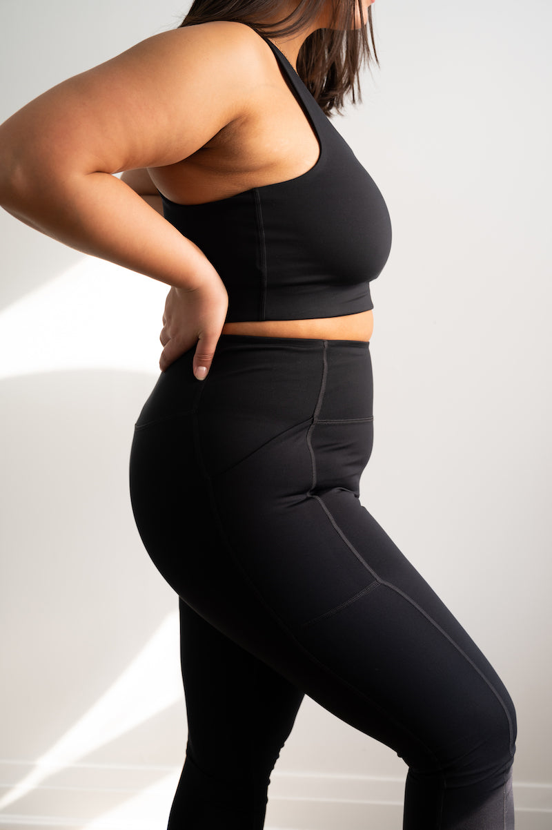 High Rise Compressive Pocket Legging