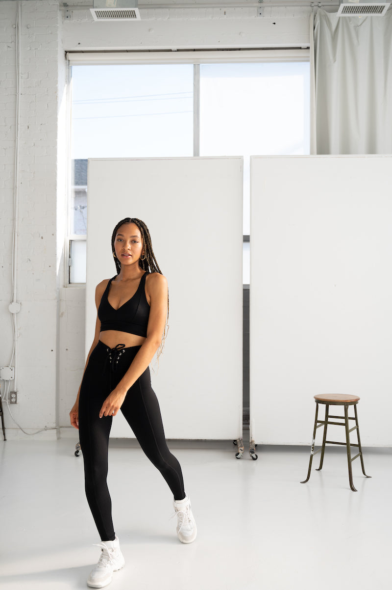 Ribbed Football Legging