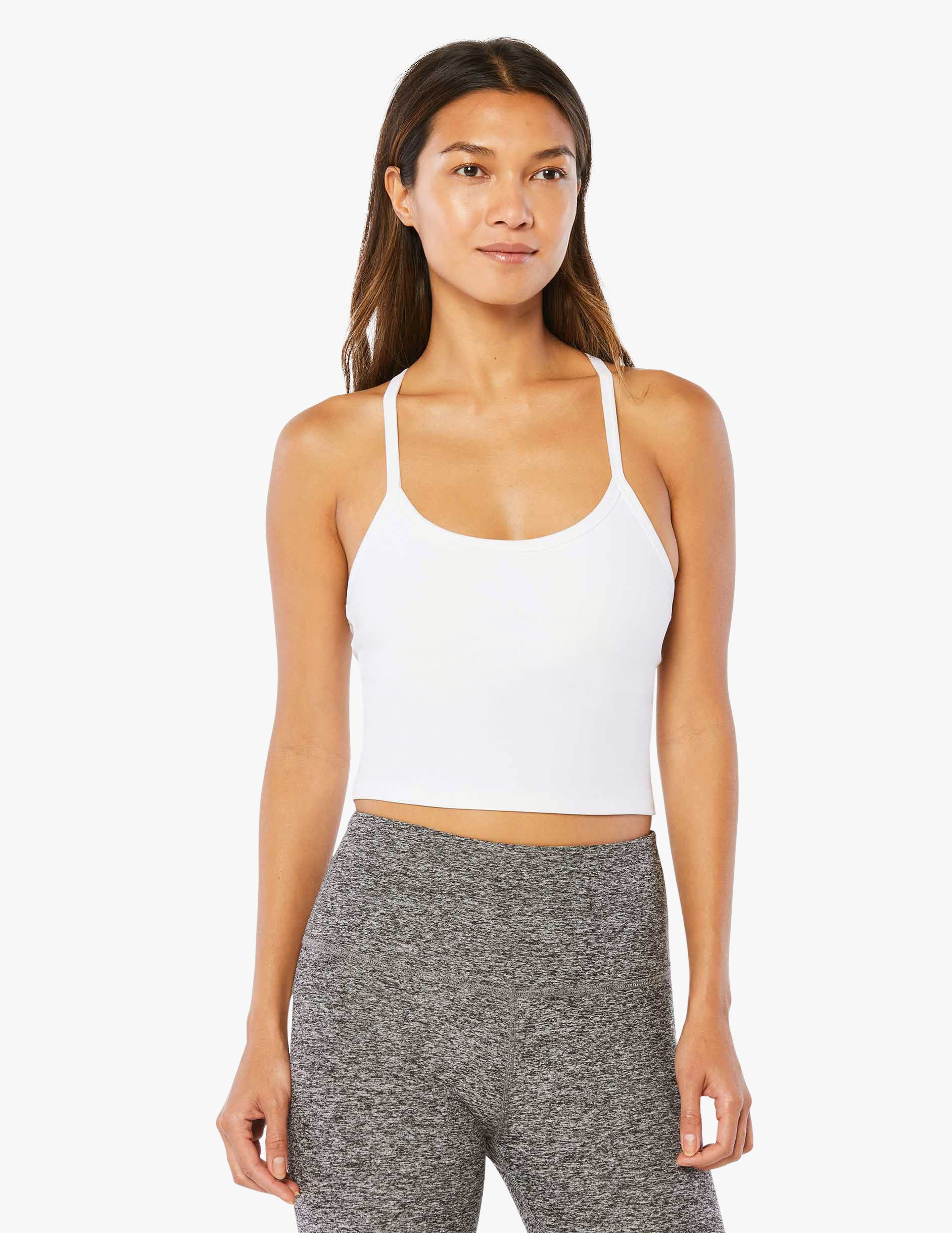 Spacedye Slim Racerback Cropped Tank
