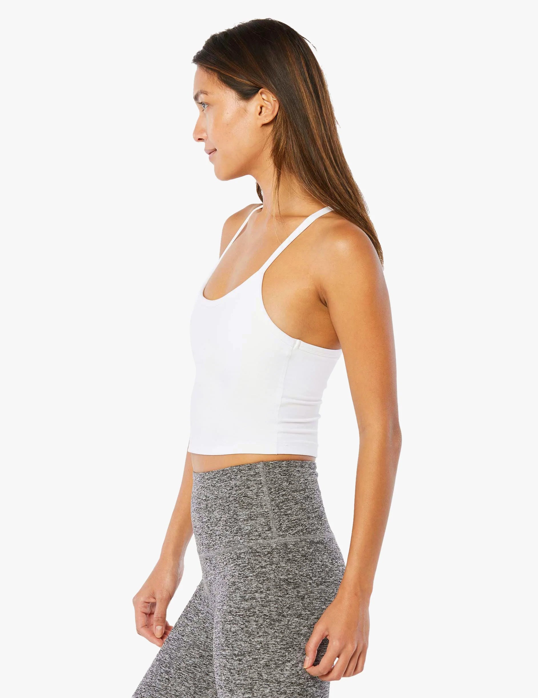 Spacedye Slim Racerback Cropped Tank