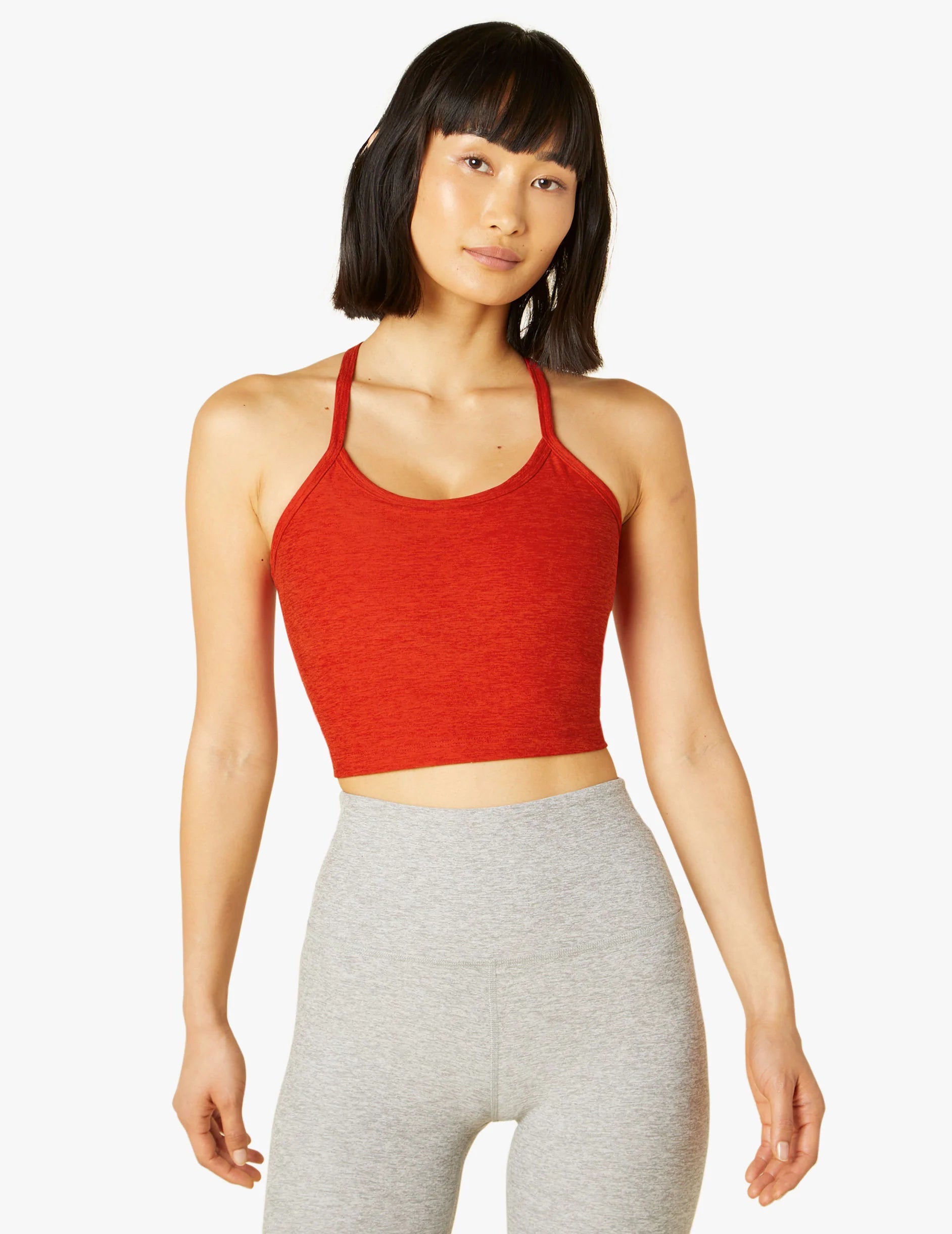 Spacedye Slim Racerback Cropped Tank