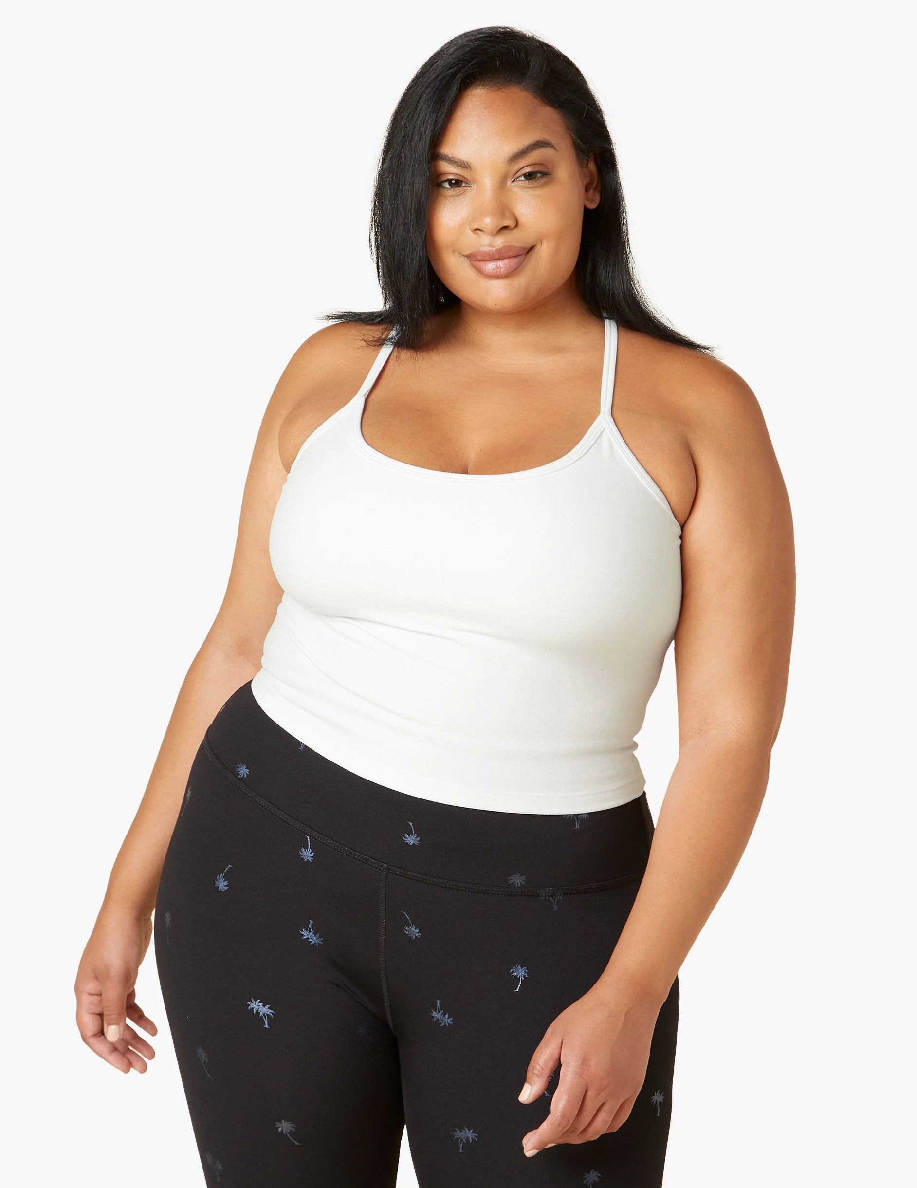 Spacedye Slim Racerback Cropped Tank