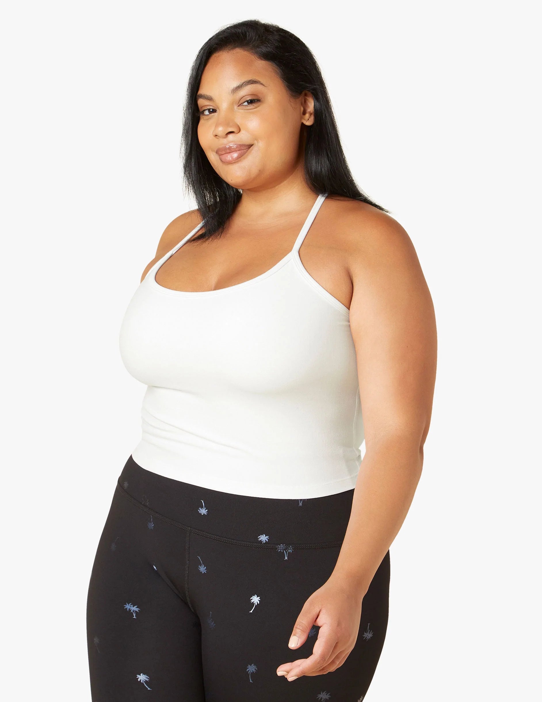 Spacedye Slim Racerback Cropped Tank