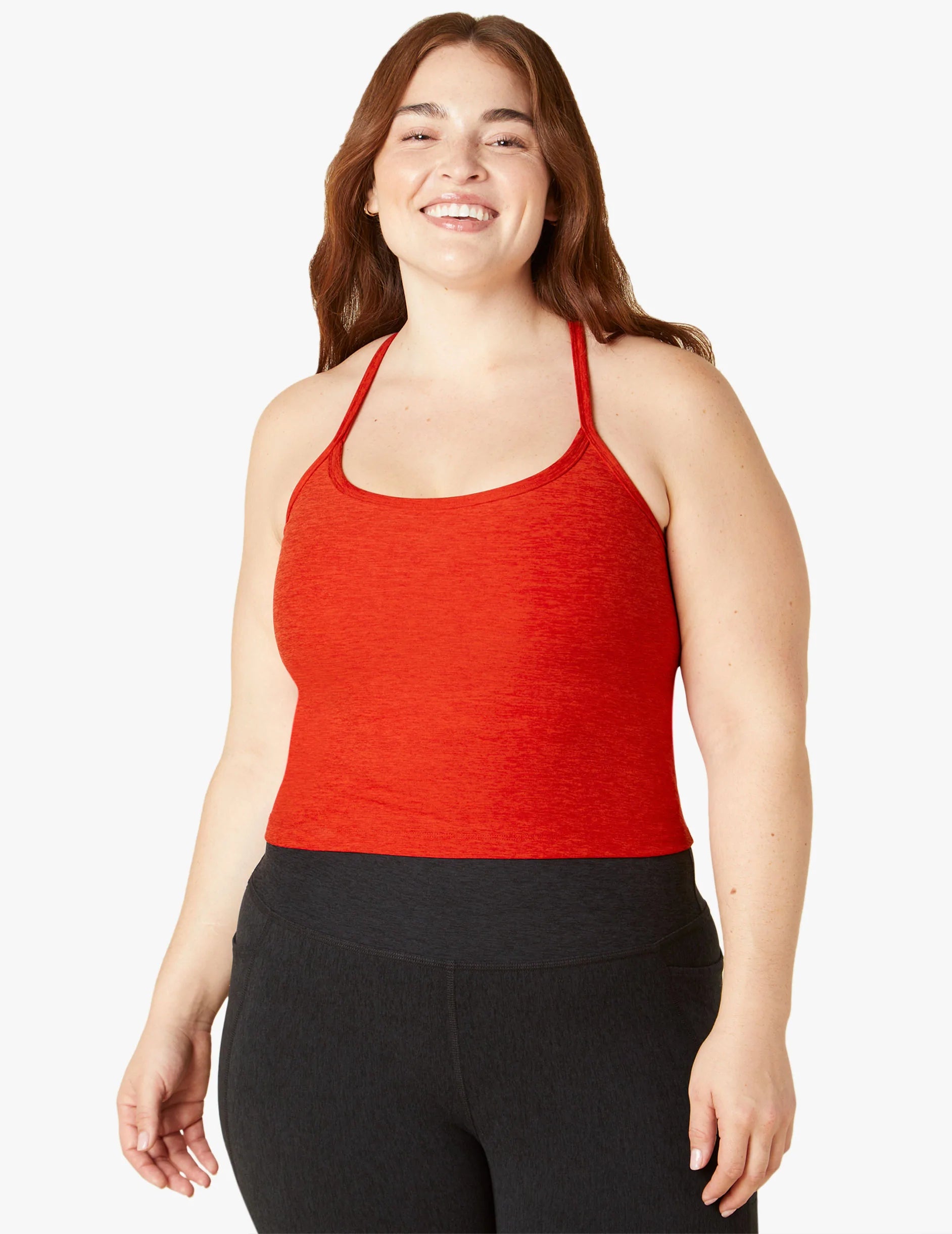 Spacedye Slim Racerback Cropped Tank