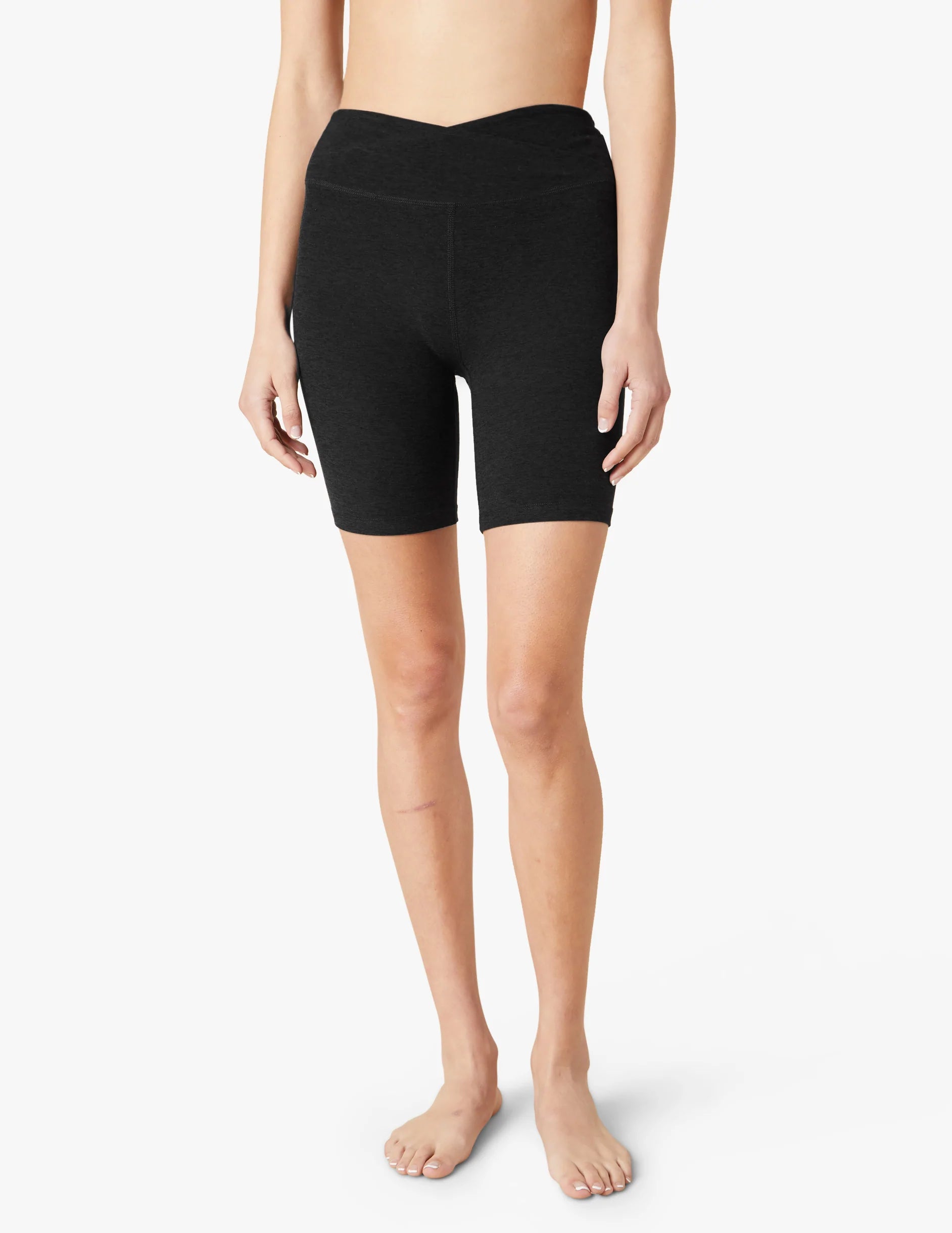Spacedye At Your Leisure High Waisted Biker Shorts 7"