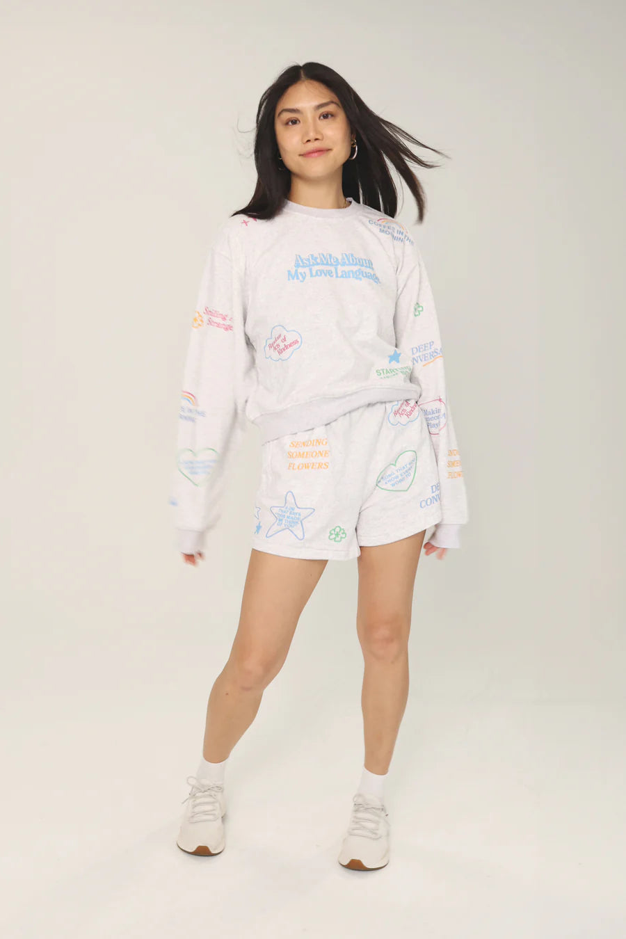 Love Languages Fitted Crewneck