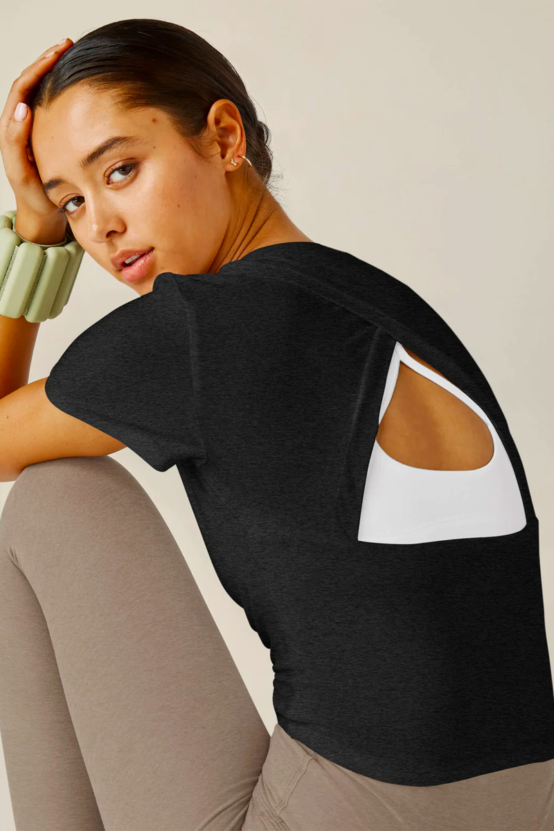 Featherweight Perspective Cropped Tee